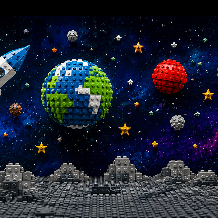 Prepárate para Despegar con el Marcianito en el Cohete de Pizza Planet de LEGO®