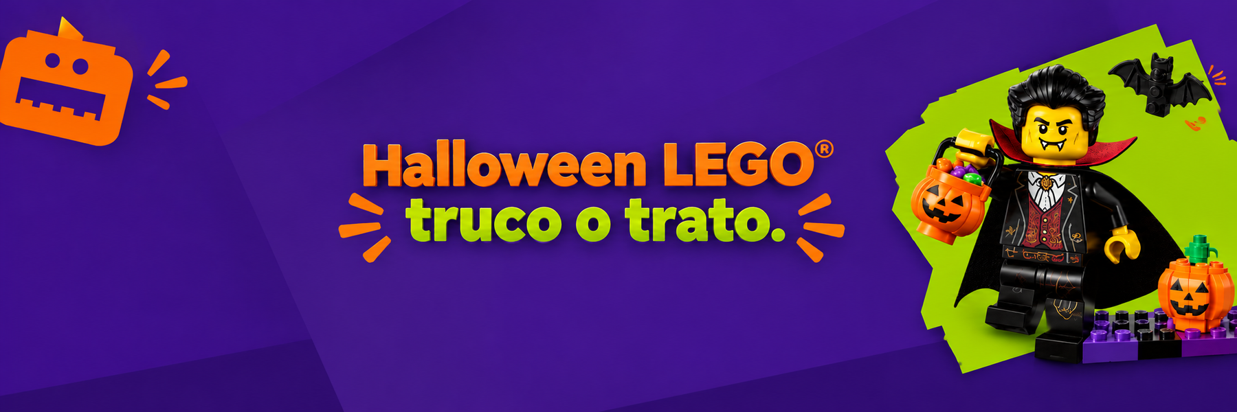 Halloween LEGO® truco o trato: aventuras tenebrosas para construir, jugar y coleccionar