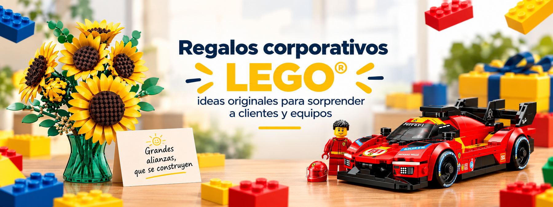 Regalos corporativos LEGO®: ideas originales para sorprender a clientes y equipos