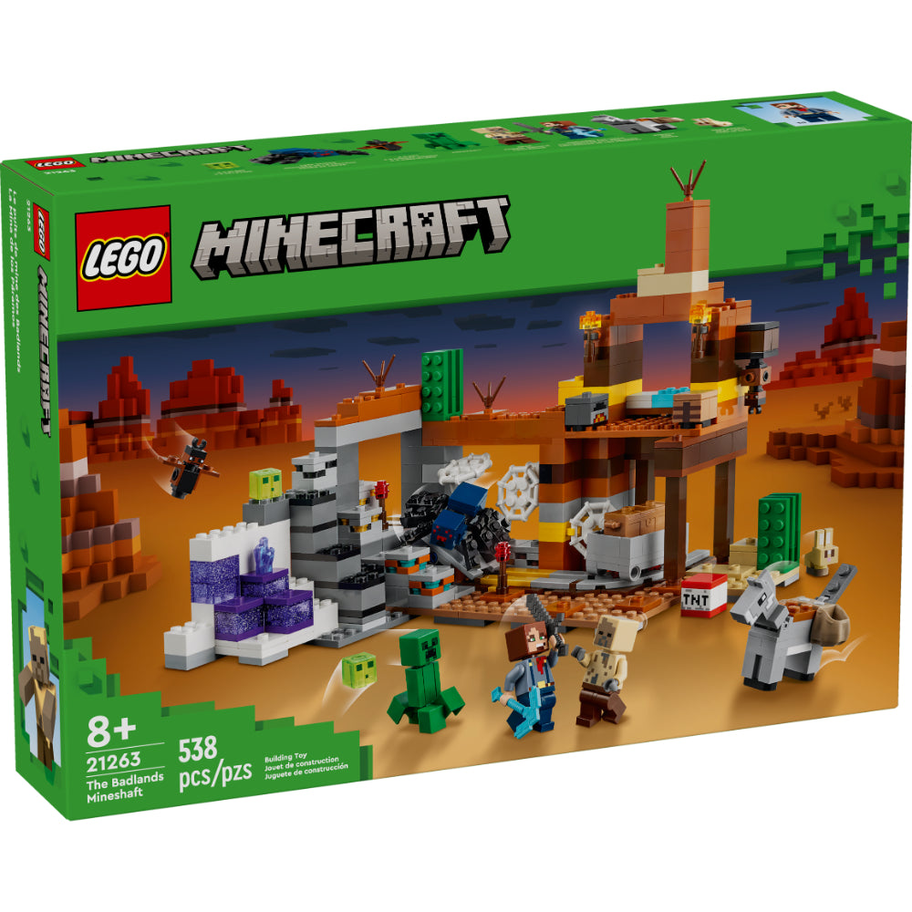 LEGO® Minecraft: El Pozo De Mina De Los Páramos - LEGO PANAMA