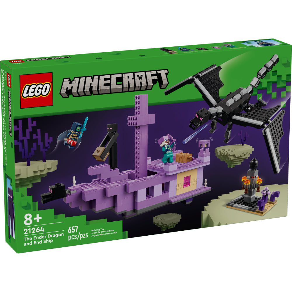 LEGO® Minecraft: El Dragón Ender Y El Barco Del End - LEGO PANAMA