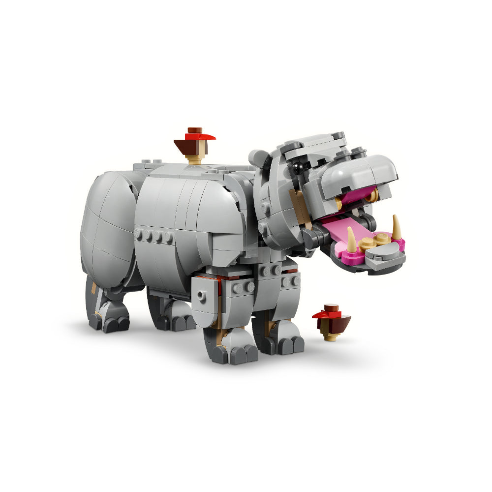 LEGO®Creator: Fauna Salvaje: Majestuoso Rinoceronte Con Aves (31171)_005