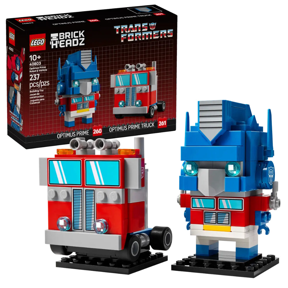 LEGO®Brick Headz: Optimus Prime: Robot y Vehículo - LEGO PANAMA