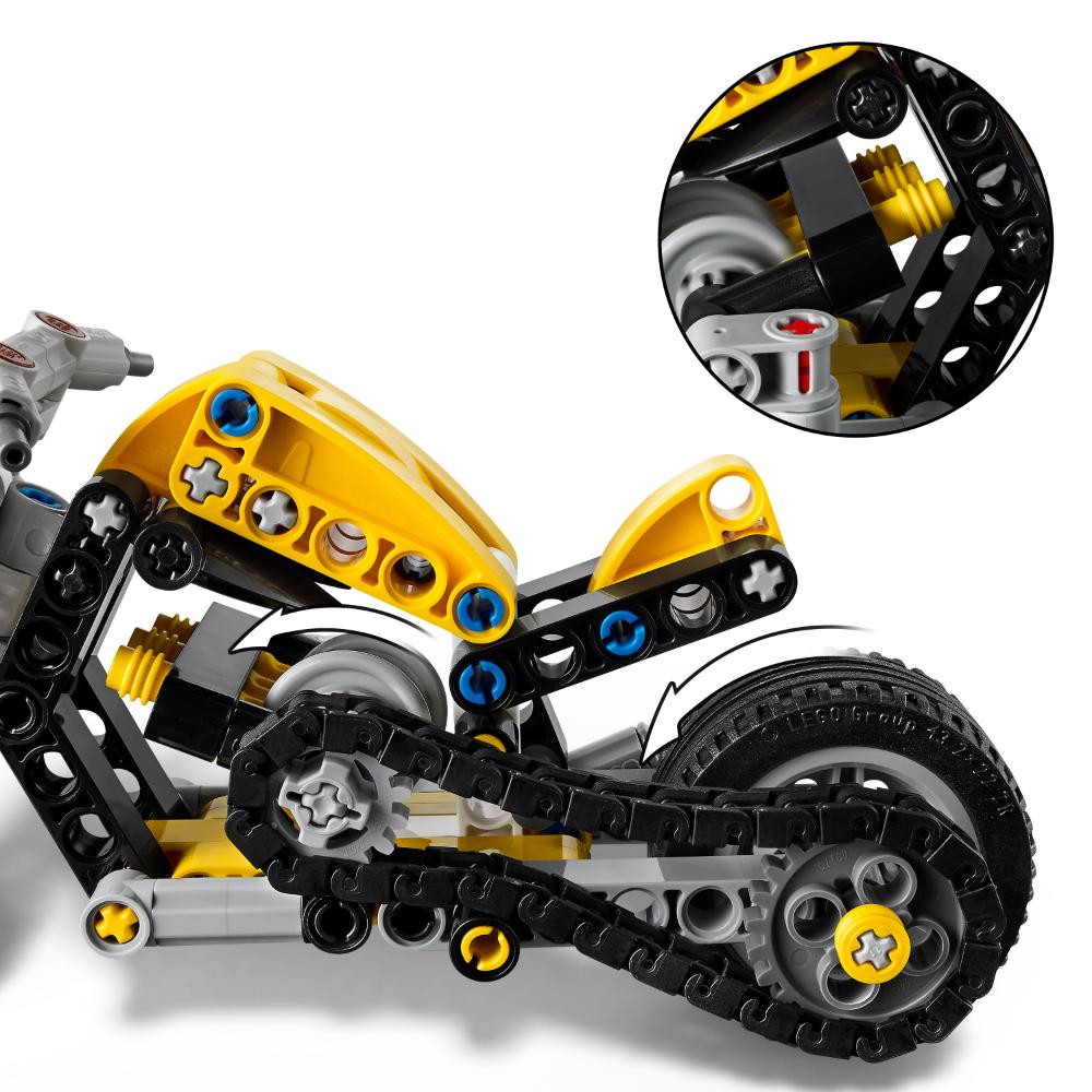 LEGO®Technic: Moto Amarilla (42225)_006