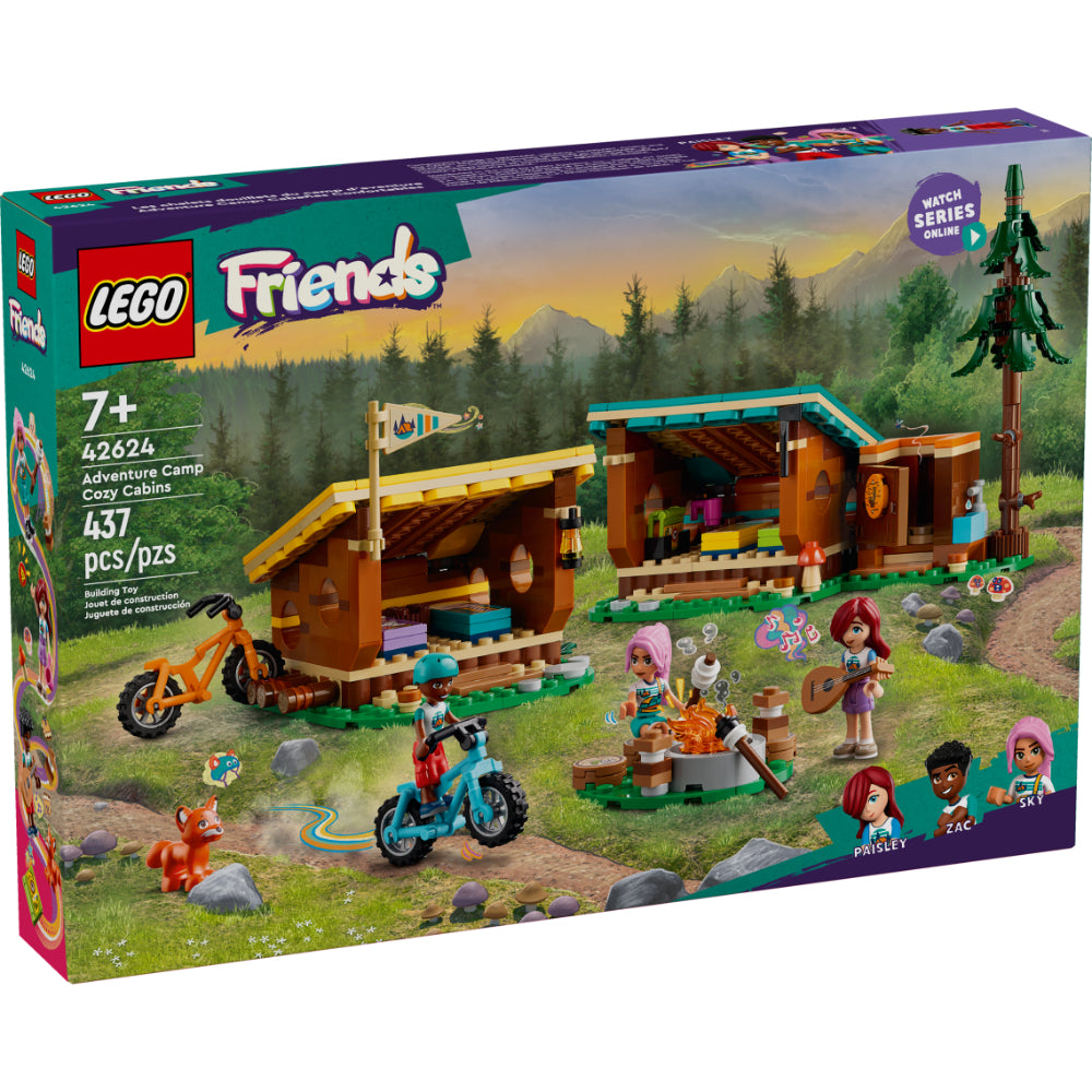 LEGO® Friends: Campamento De Aventura: Cabañas Confortables (42624)_001