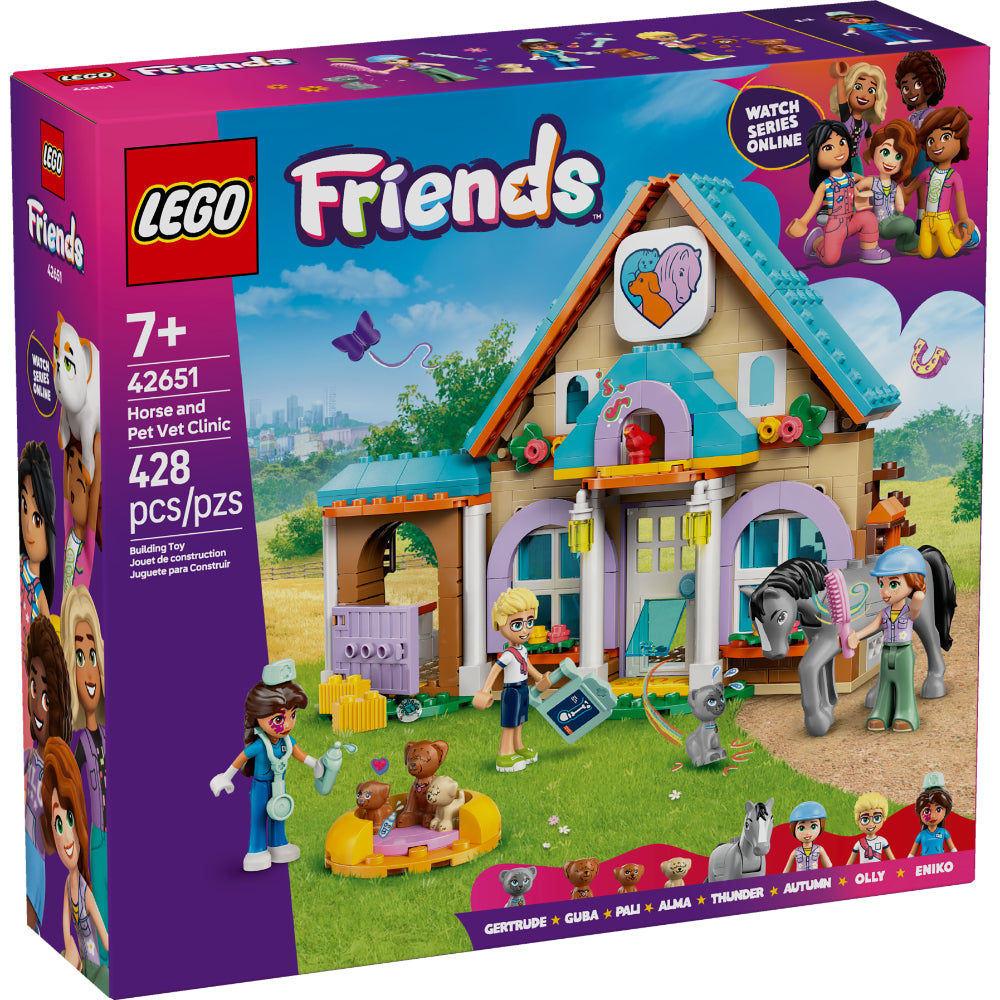 LEGO®Friends: Caballo Y Clínica Veterinaria De Mascotas LEGO