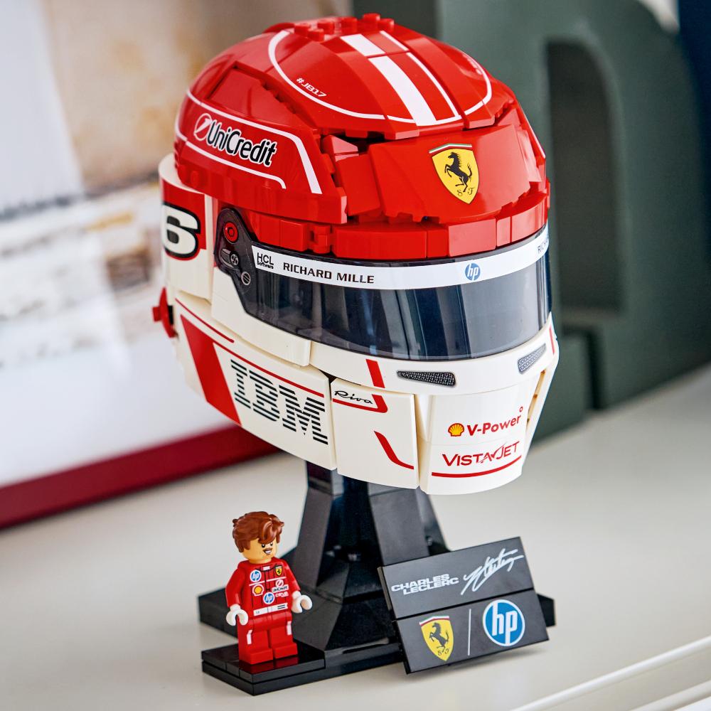 LEGO®Editions: Scuderia Ferrari Hp: Casco De Charles Leclerc (43014)_009