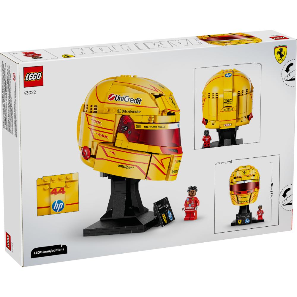 LEGO®Editions: Scuderia Ferrari Hp: Casco De Lewis Hamilton (43022)_003
