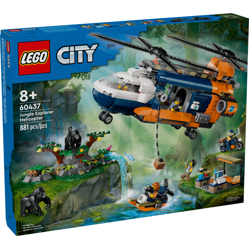 LEGO® City: Exploradores De La Jungla: Helicóptero En Campamento Base (60437)_001