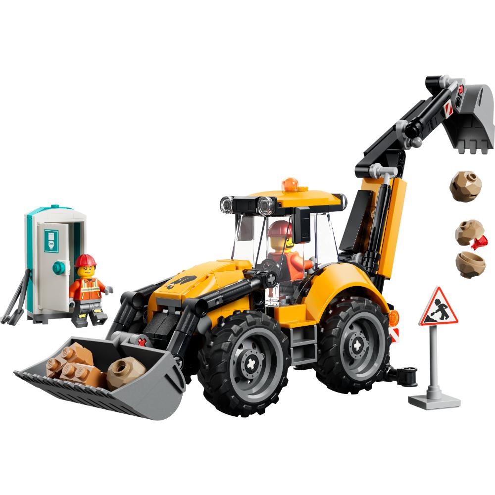 LEGO®City: Cargadora Retroexcavadora Amarilla (60480)_002