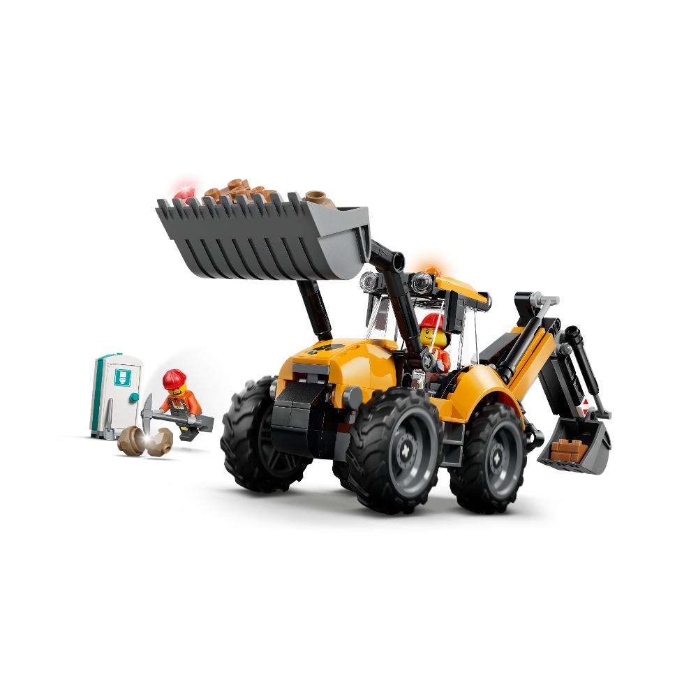 LEGO®City: Cargadora Retroexcavadora Amarilla (60480)_006