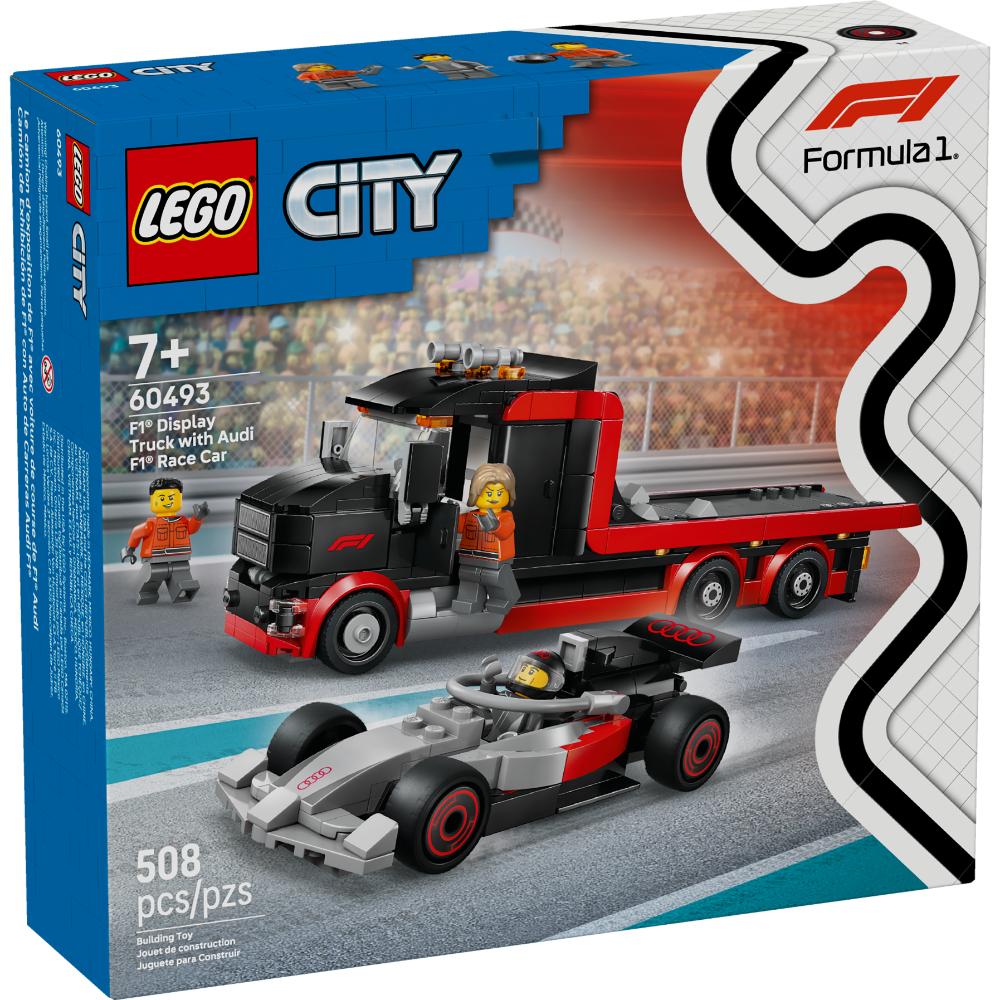 LEGO®City: Camión De Exposición De F1® Con Coche De Carreras Audi F1® (60493)_003