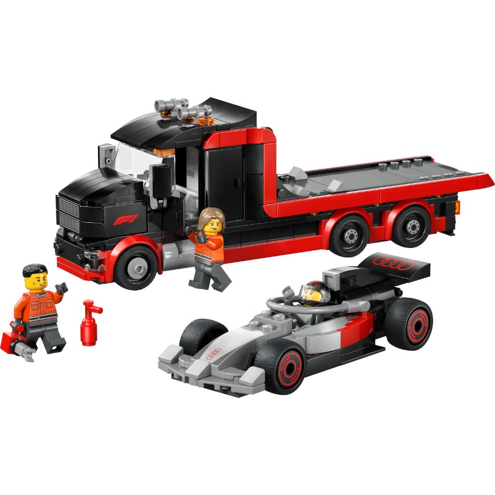 LEGO®City: Camión De Exposición De F1® Con Coche De Carreras Audi F1® (60493)_004