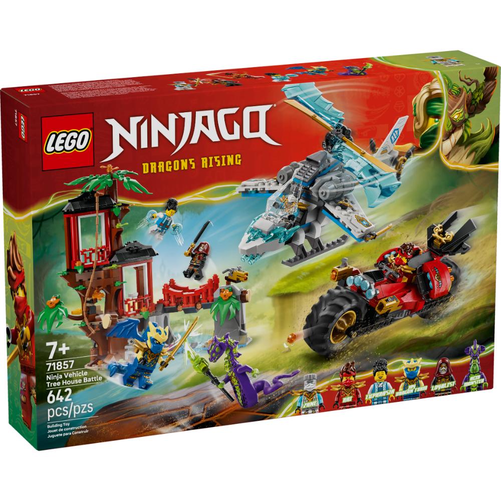LEGO®Ninjago: Batalla De Vehículos Ninja Junto A La Casa Del Árbol