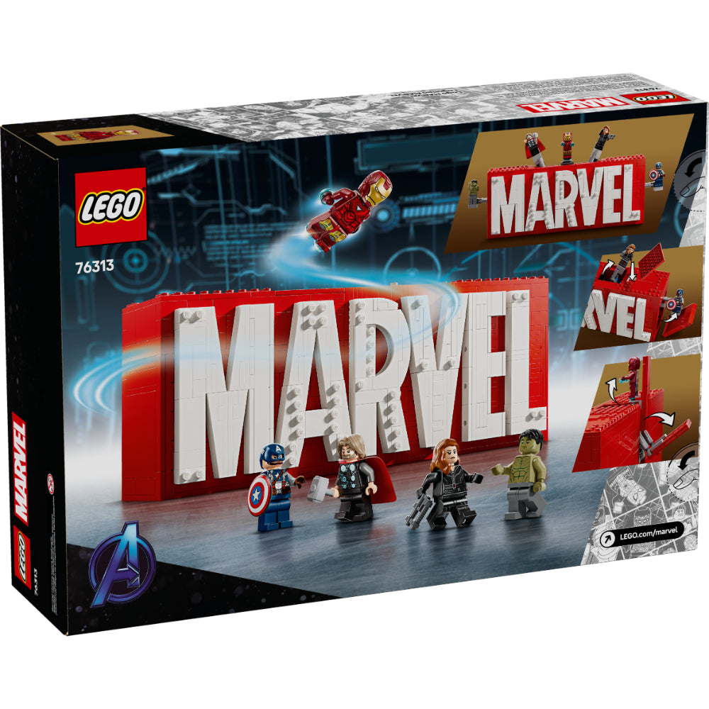 LEGO®Super Heroes: Logotipo MARVEL y Minifiguras (76313)_003