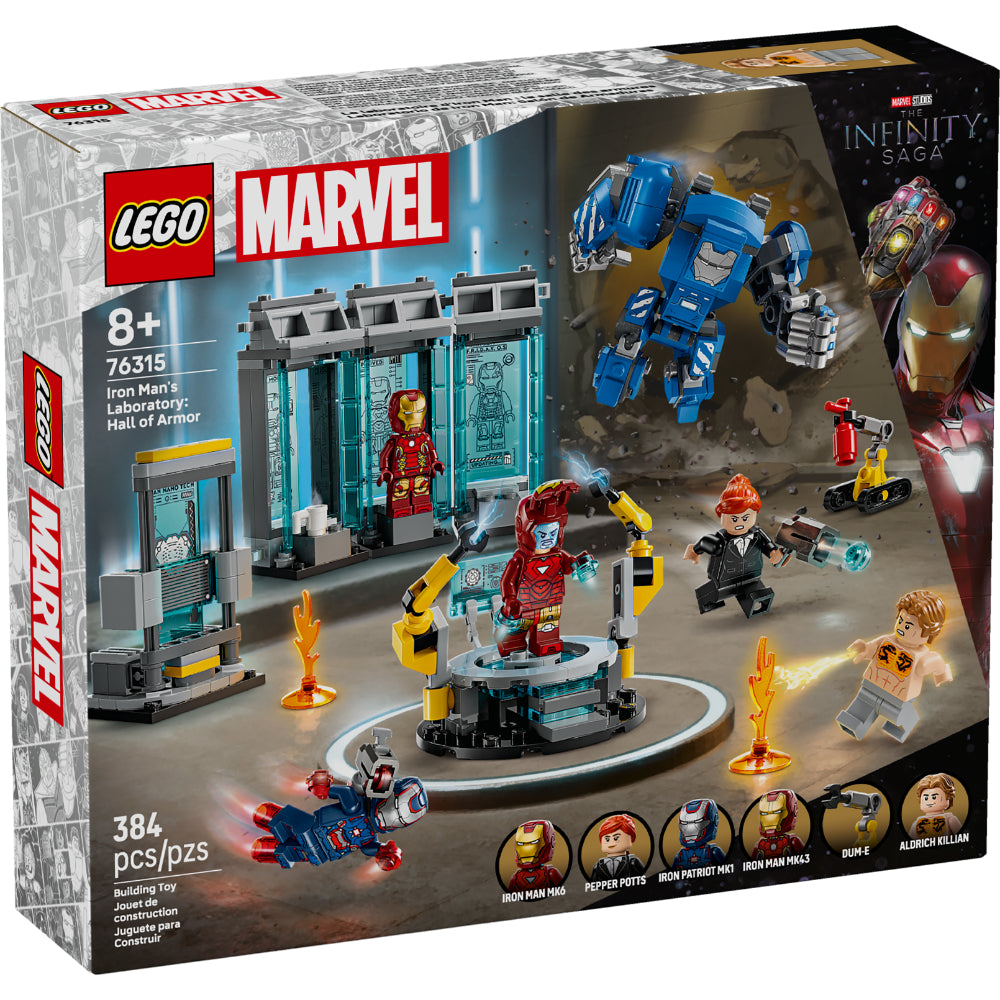 J-761 J-762 J-763 セット LEGO® Super Heroes: Laboratorio De Iron Man: Sala De Armaduras