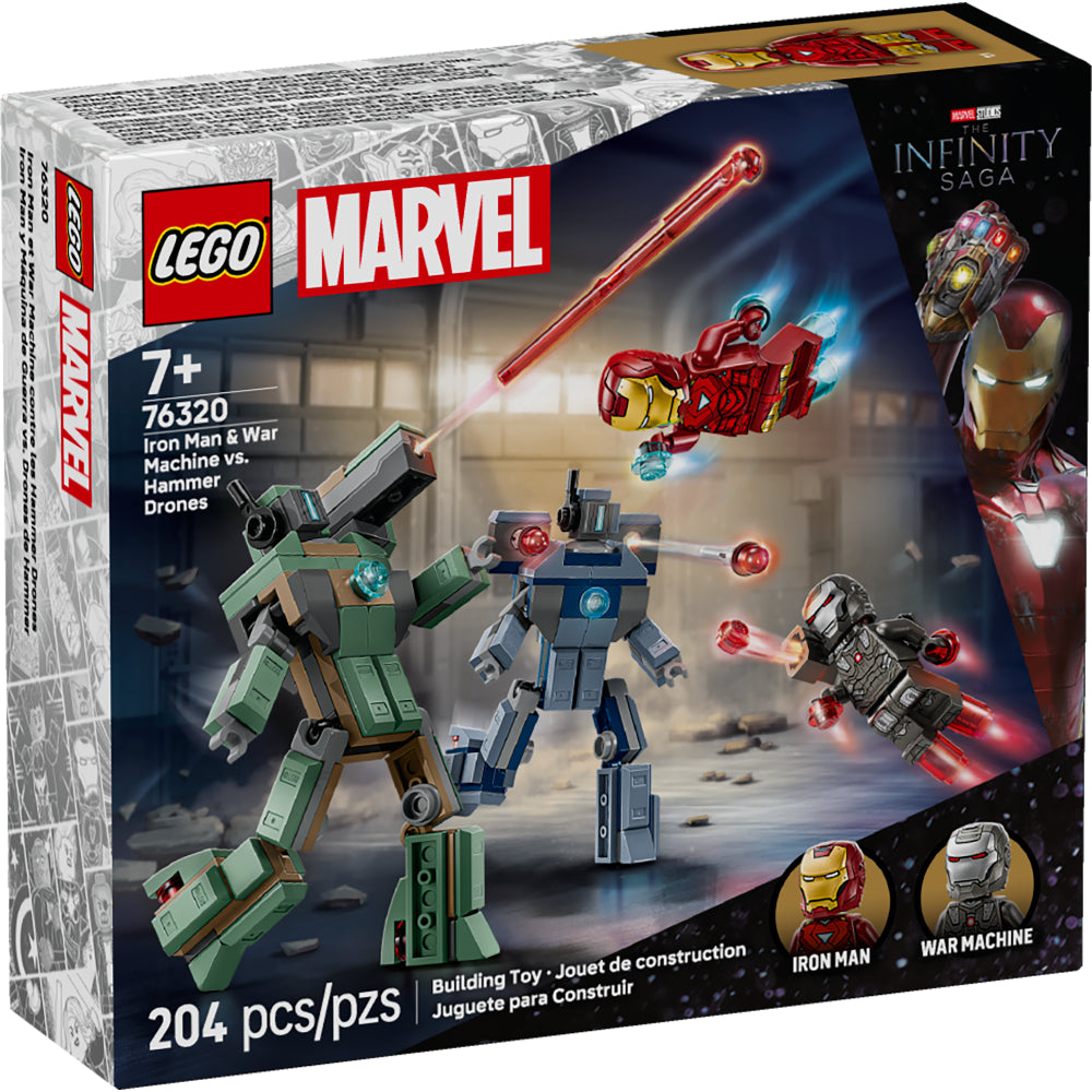 LEGO®Super Heroes: Iron Man Y Máquina De Guerra Vs. Drones De