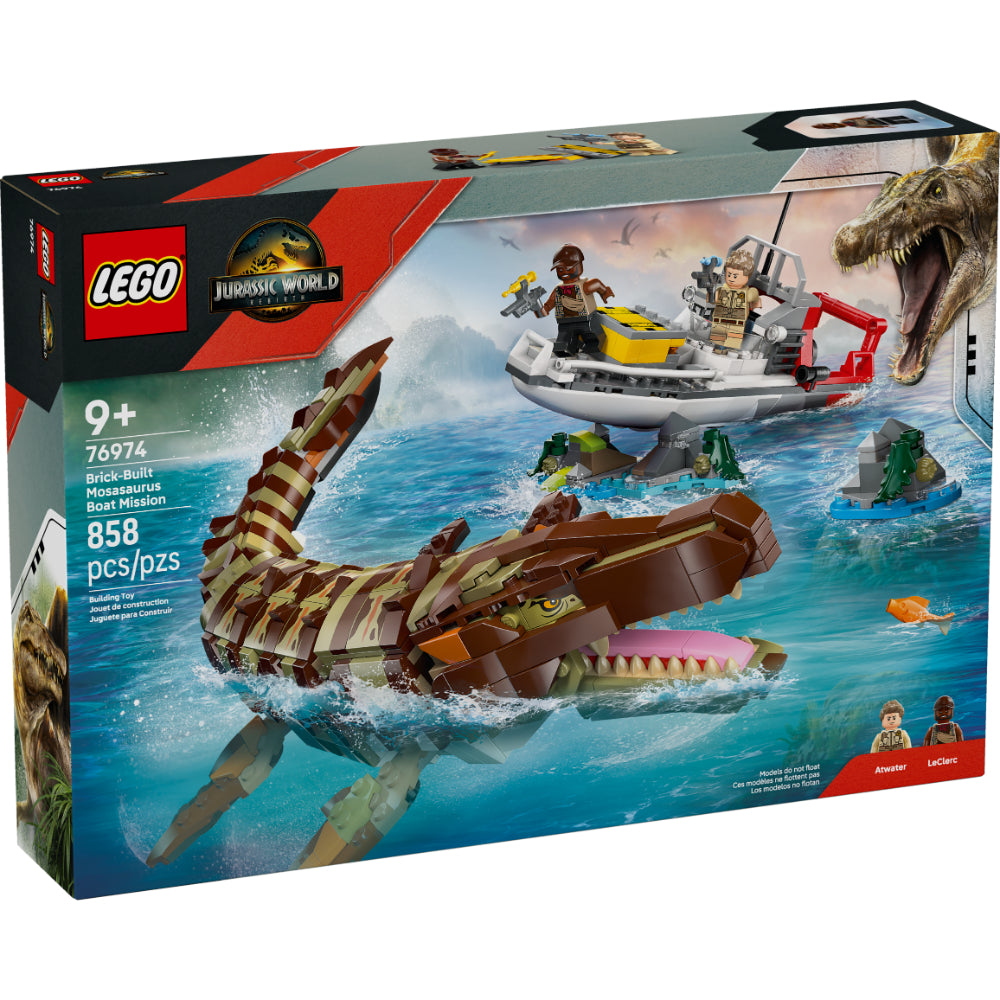 LEGO®Jurassic World: Misión Naval: Mosasaurus Construible - LEGO