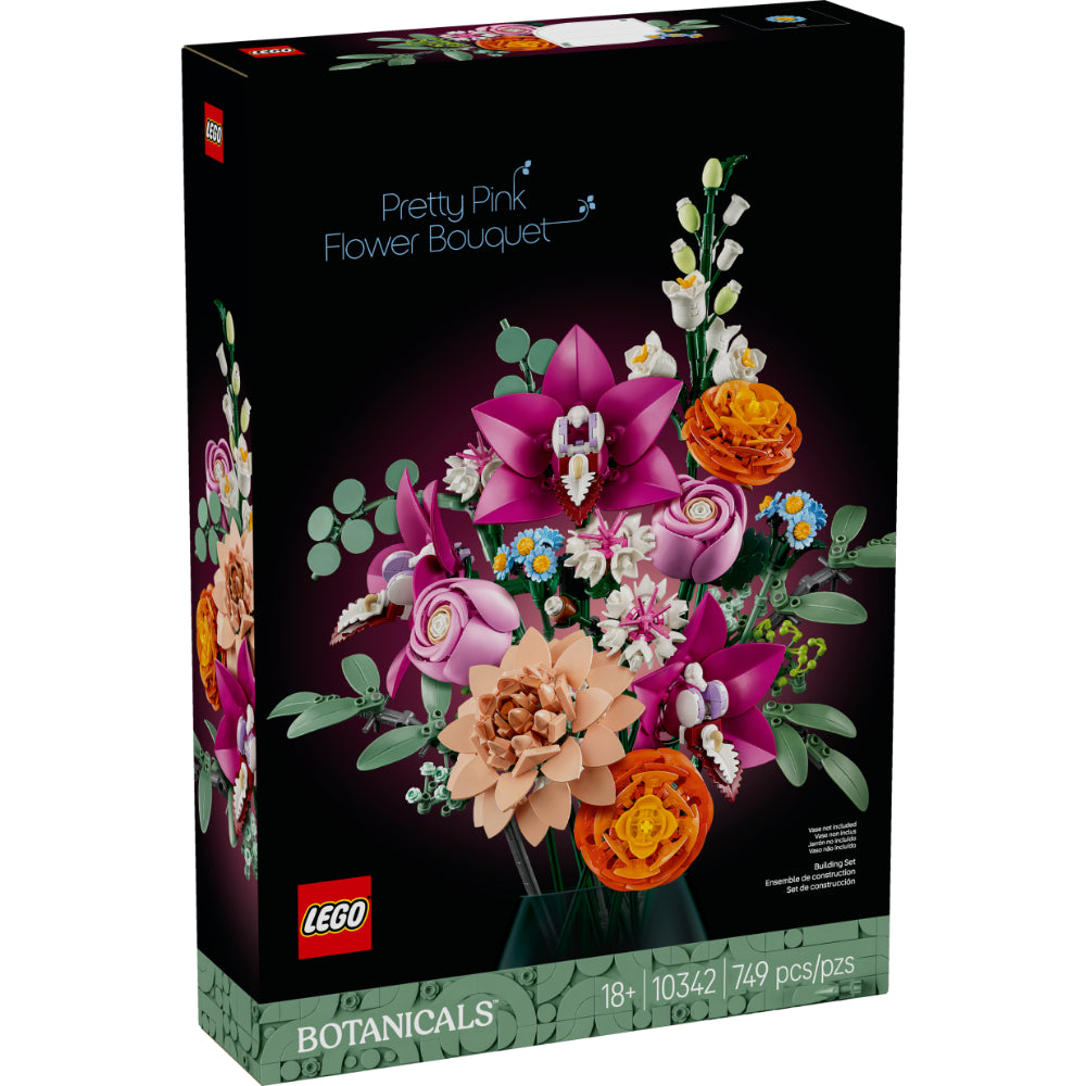 LEGO® Icons: Ramo De Flores Fantasía En Rosa - LEGO PANAMA - LEGO