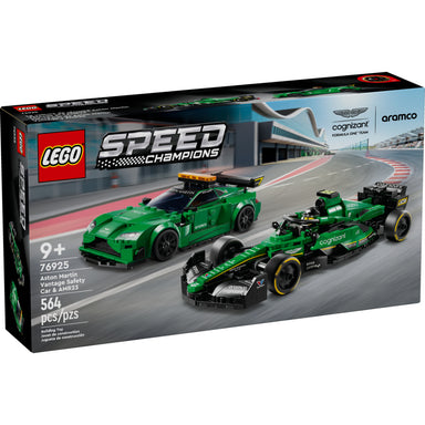 LEGO Speed Champions Aston Martin Safety Car y AMR23 76925 coches F1 con minifiguras de pilotos