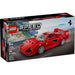 Set LEGO Speed Champions Ferrari F40 76934 con alerón trasero, llantas, entradas de aire y minifigura de piloto Ferrari.