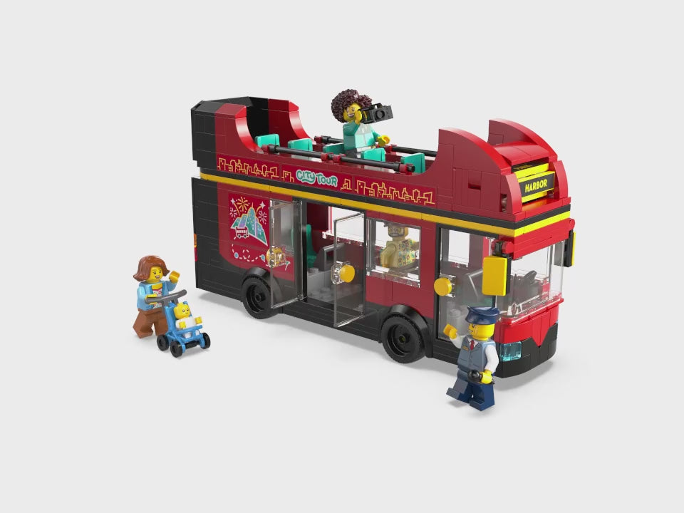 LEGO®City: Autobús Turístico Rojo De Dos Plantas (60407)