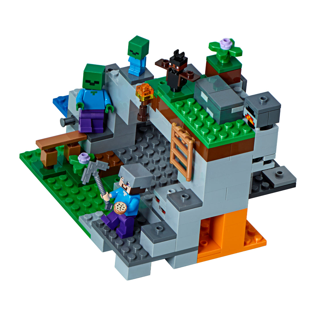 LEGO® Minecraft™ La cueva de los zombis (21141)