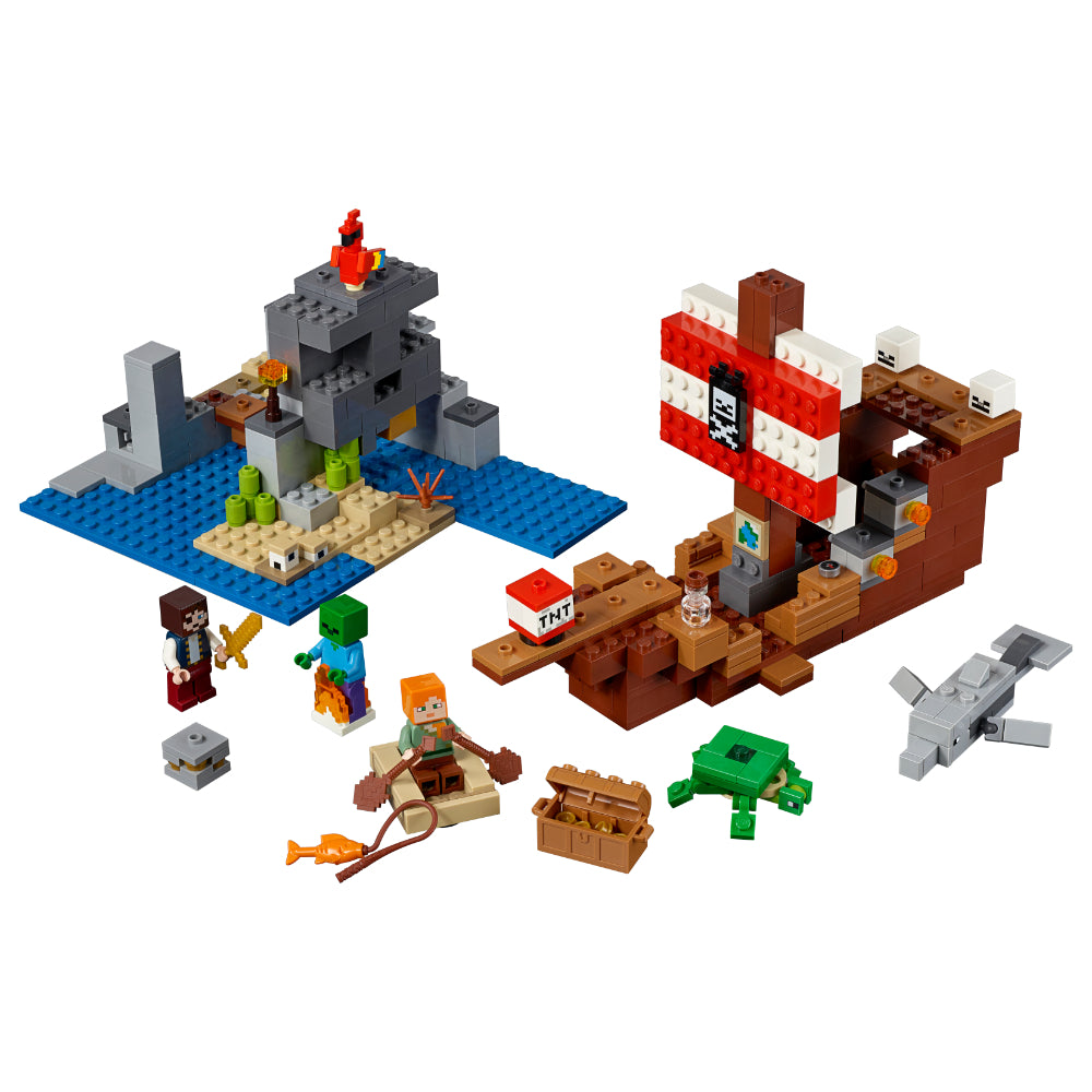 LEGO® Minecraft™ La Aventura de Barco Pirata (21152)