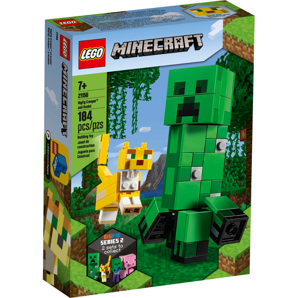 LEGO® Minecraft™ BigFig Creeper™ y Ocelote (21156)