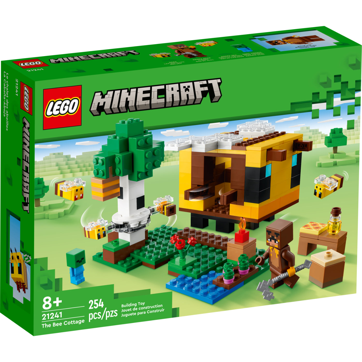 LEGO® Minecraft™ La Cabaña-Abeja - LEGO PANAMA - LEGO® Latam