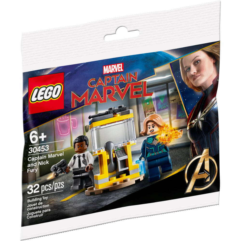 LEGO® Capitana Marvel Y Nick Fury Original (30453)