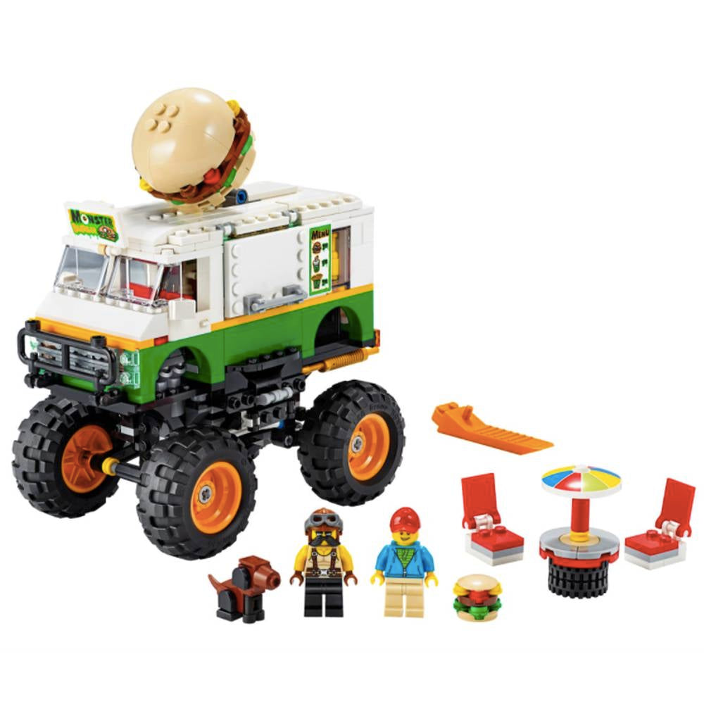 LEGO® Creator 3en1 Camioneta Monstruo de Hamburguesa (31104)