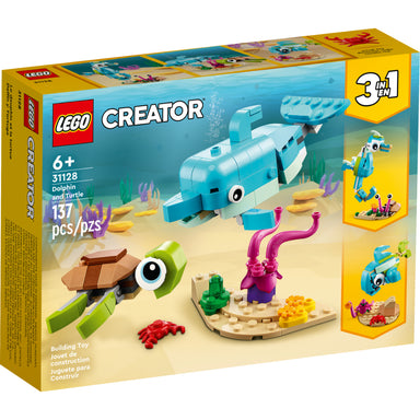 LEGO® Creator 3en1: Delfín y Tortuga (31128)
