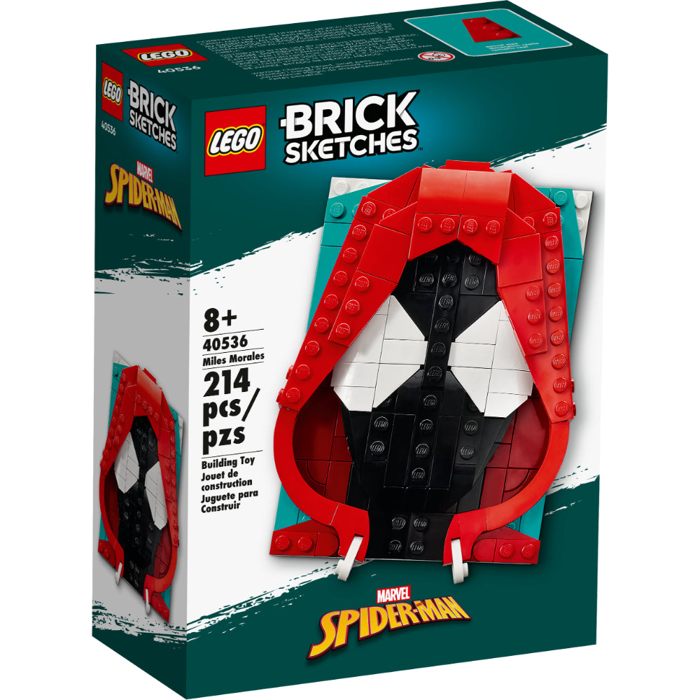 LEGO® Brick Sketches™ Miles Morales - LEGO PANAMA - LEGO® Latam