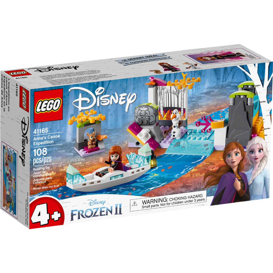 LEGO® Disney Frozen II Expedición en la Canoa de Anna (41165)