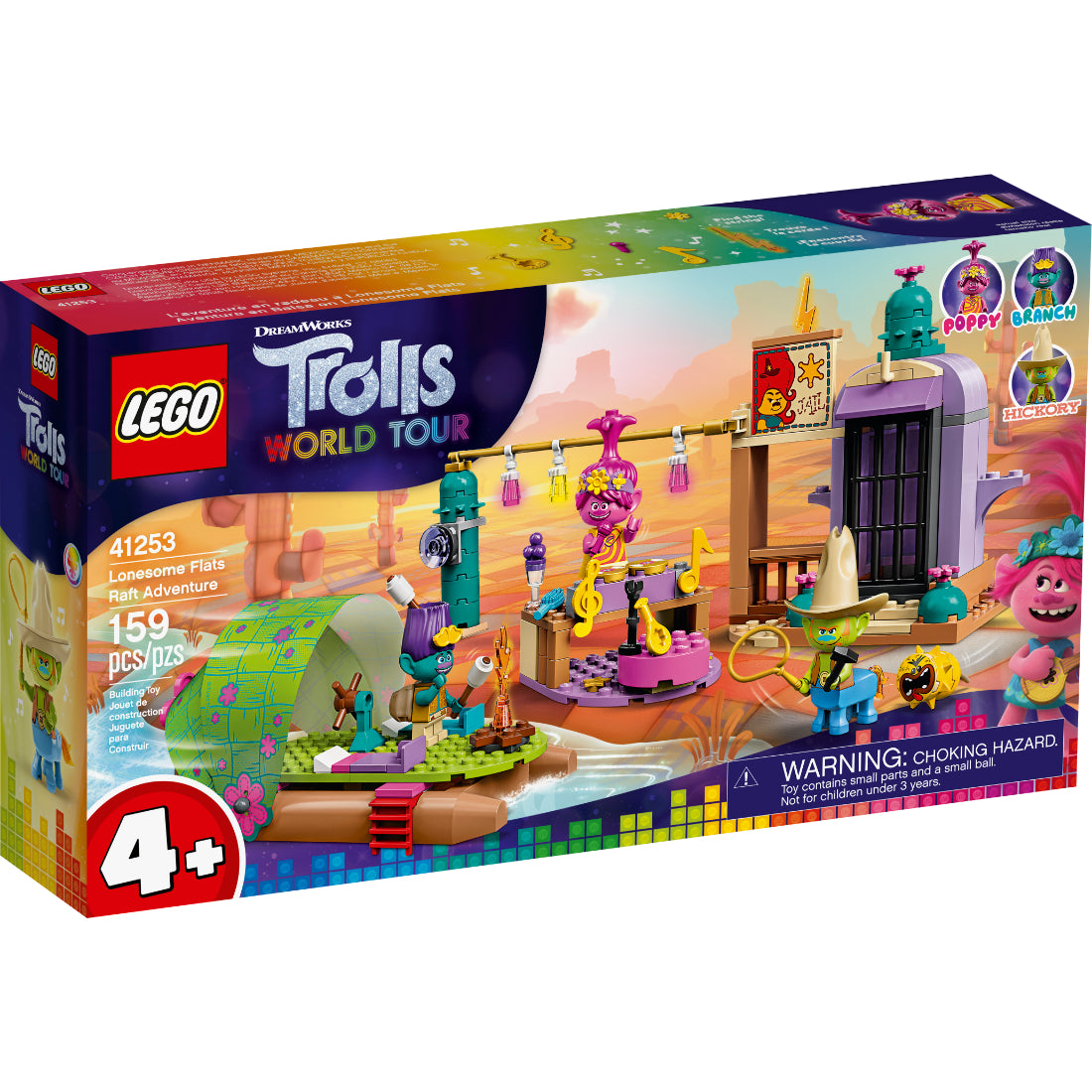 LEGO® Trolls 2 Aventura en Balsa en Lonesome Flats (41253)