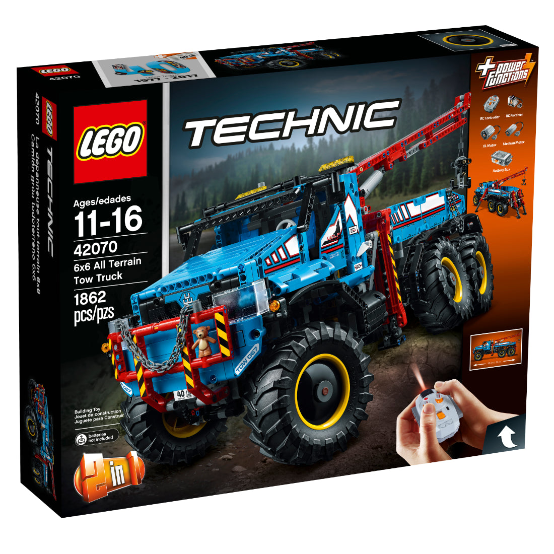 LEGO® Technic Camión grúa todoterreno 6x6 (42070)