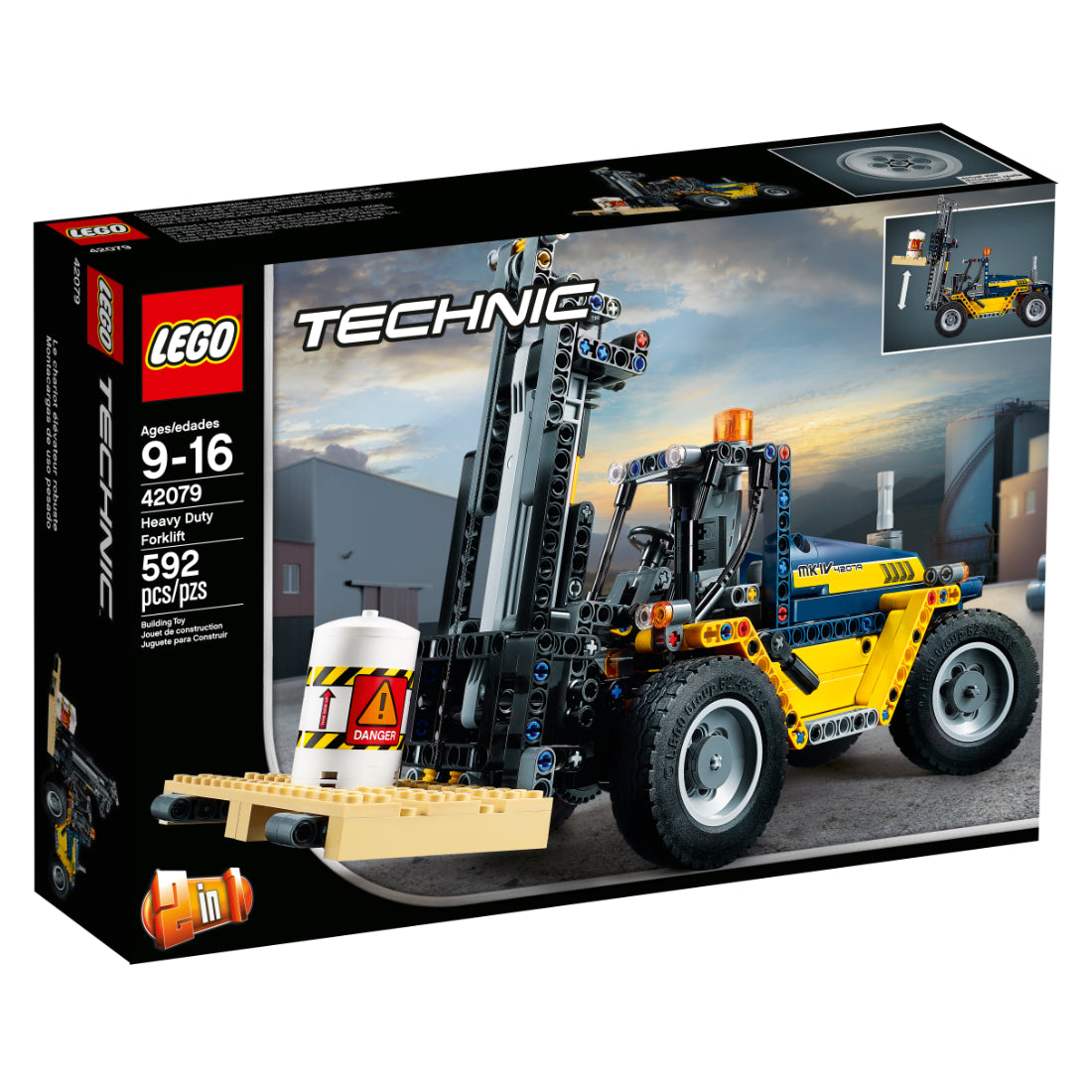 LEGO® Technic™ Carretilla Elevadora de Alto Rendimiento (42079)