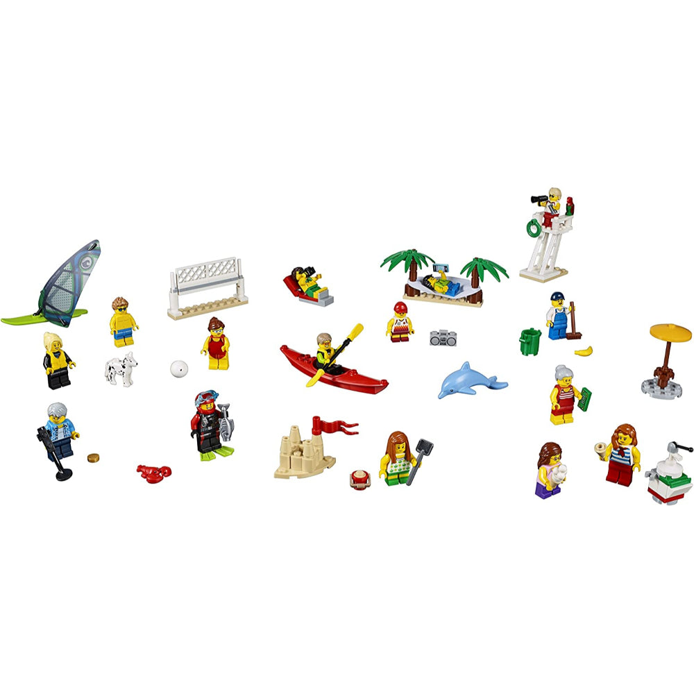 LEGO® City Minifiguras: Diversión en la playa (60153)