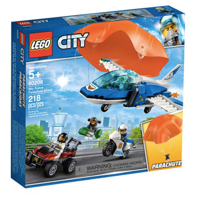 LEGO® Policía Aérea Arresto de Ladrón Paracaidista (60208)