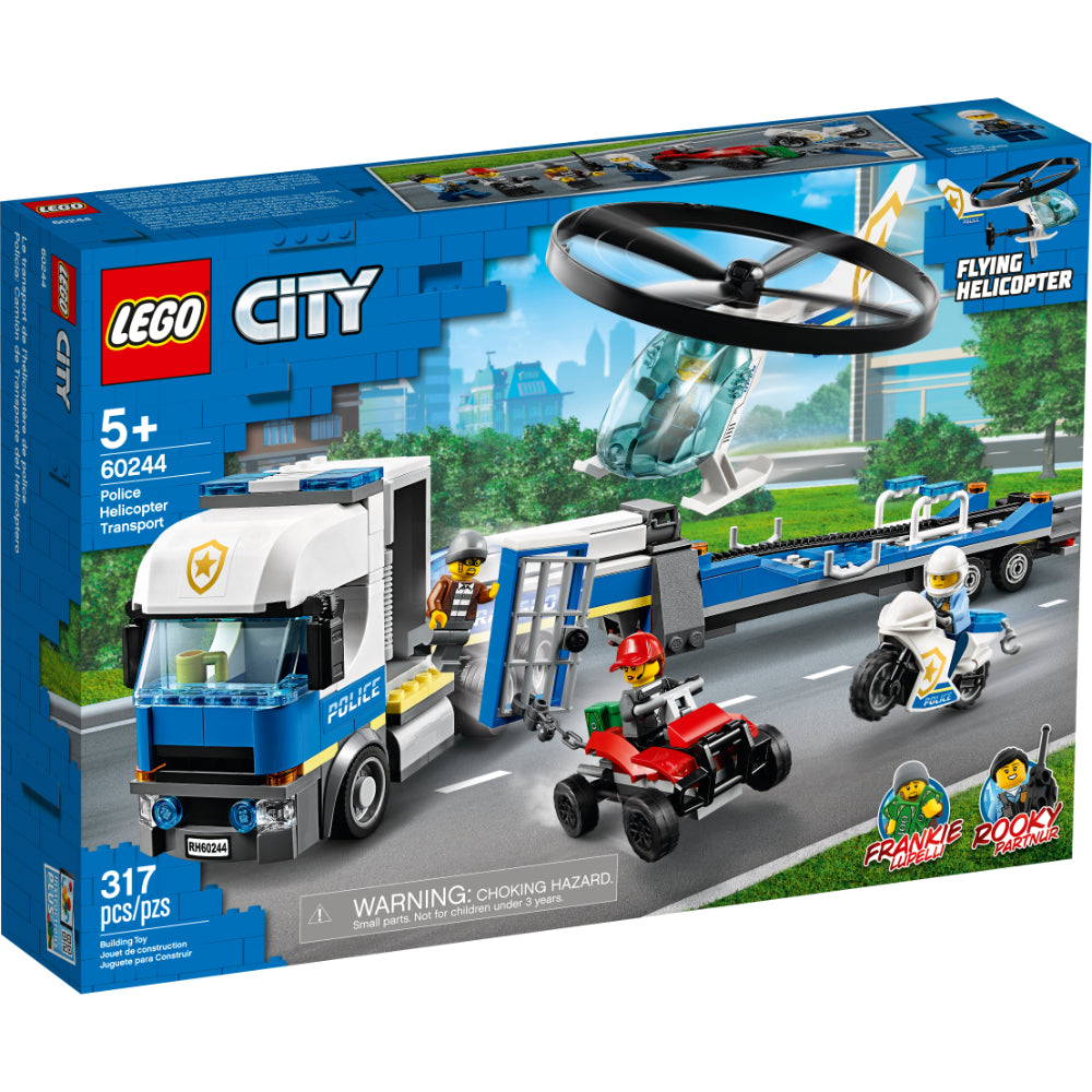 LEGO® City Policía Camión de Transporte del Helicóptero (60244)