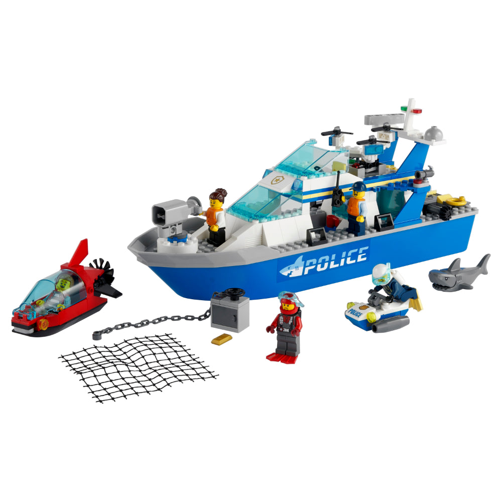 LEGO® City: Barco Patrulla De Policía LEGO® Latam — LEGO PANAMA