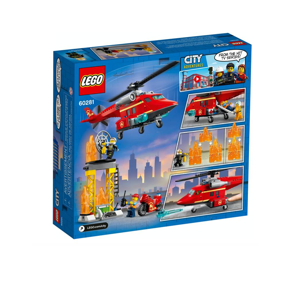 LEGO® City Helicóptero De Rescate De Bomberos (60281)