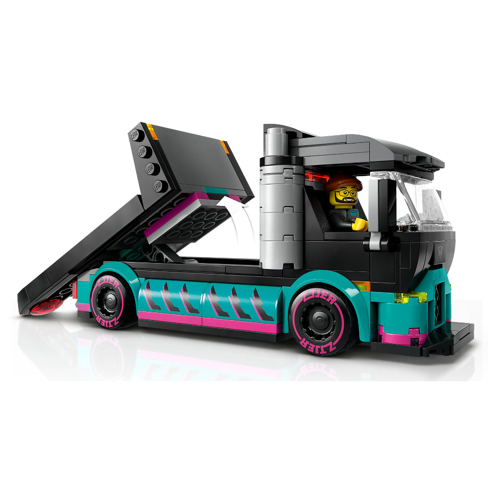 LEGO® City : Coche De Carreras Y Camión De Transporte (60406)_010