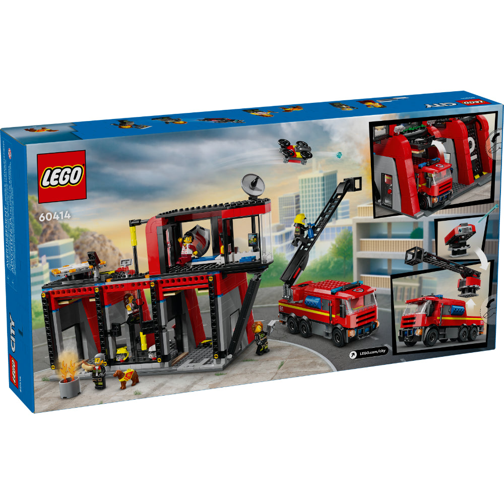 LEGO® City Parque de Bomberos con Camión de Bomberos (60414)_003