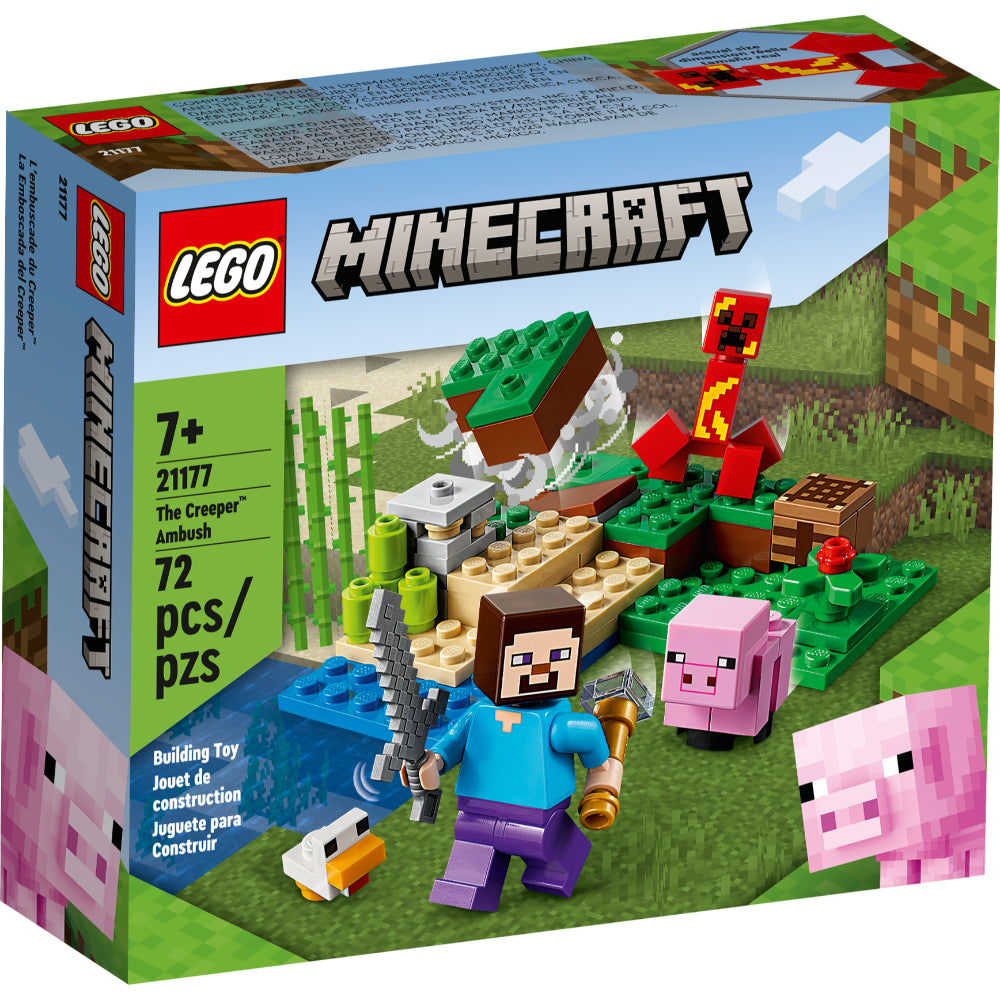 コマたろう出品　4/19 LEGO® Minecraft La Emboscada del Creeper™ - LEGO® Latam — LEGO PANAMA