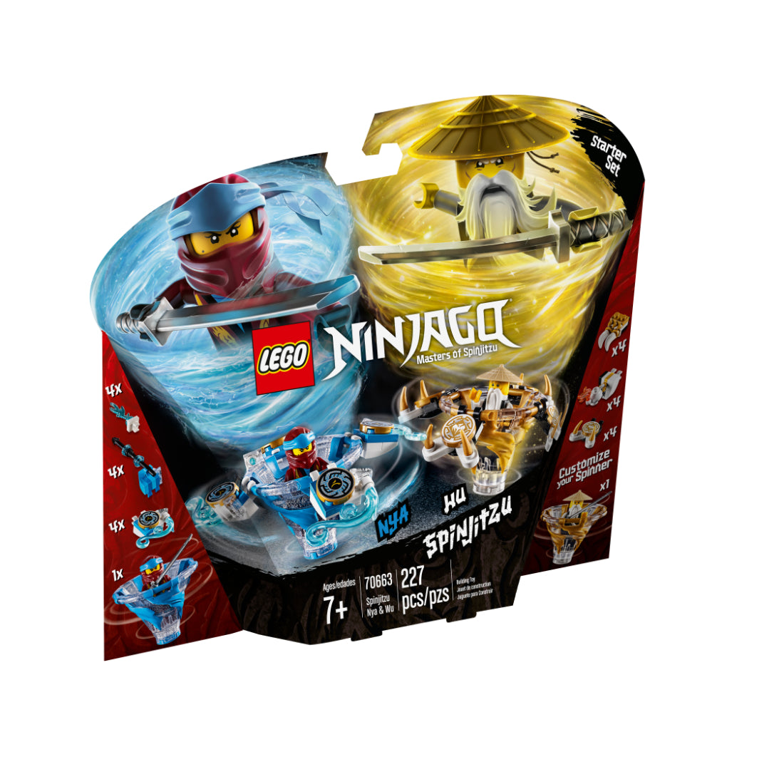LEGO NINJAGO Spinjitzu Nya & Wu (70663) - LEGO® Latam — LEGO PANAMA