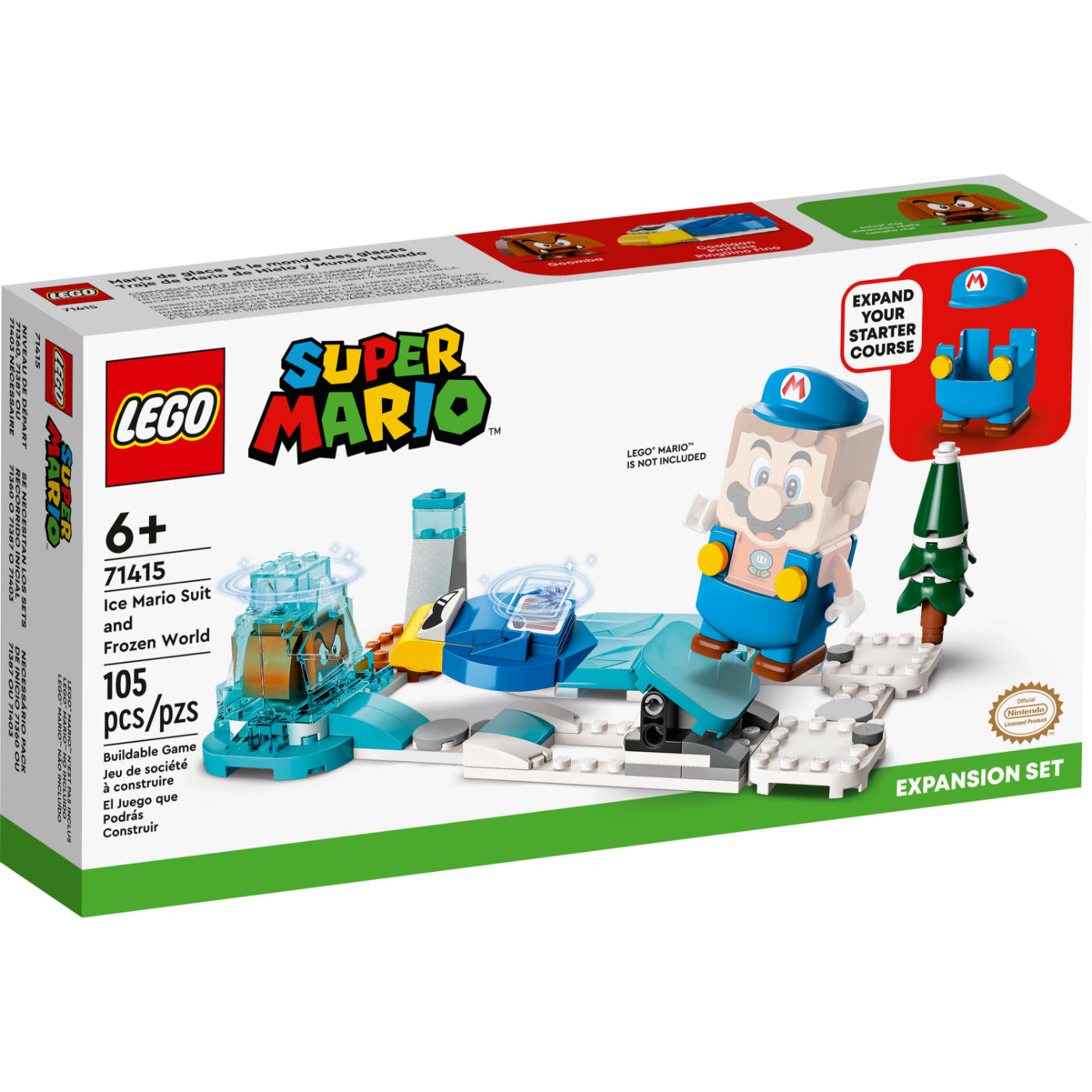 LEGO® Super Mario™ Set De Expansión: Traje De Mario De Hielo Y