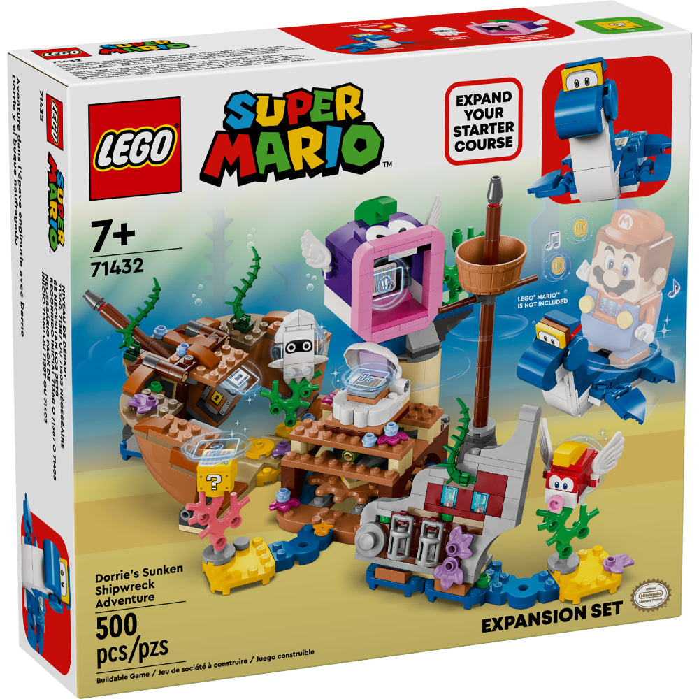 ★mario　スーパーチェストロング（2セット) LEGO® Super Mario: Set De Expansión: Dorrie Y El Buque Naufragado