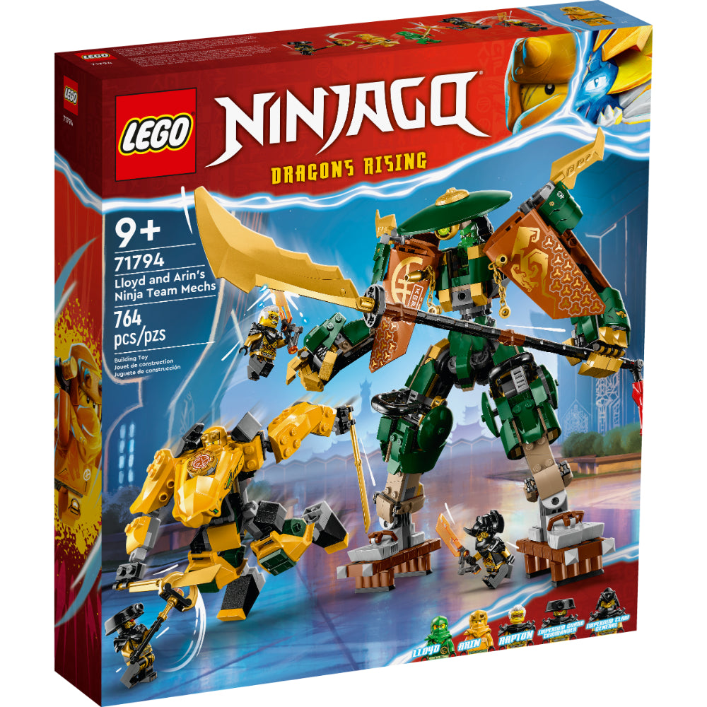 Mecas del Equipo Ninja de Lloyd y Arin - LEGO PANAMA - LEGO® Latam